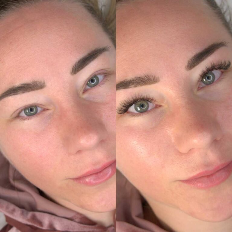 Perfection BY RIRI Eyelash Extension Before and After Result